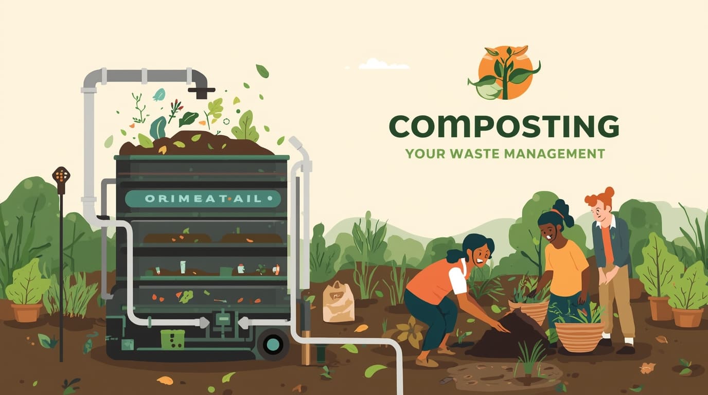 Composting system setup by Pholoflixor