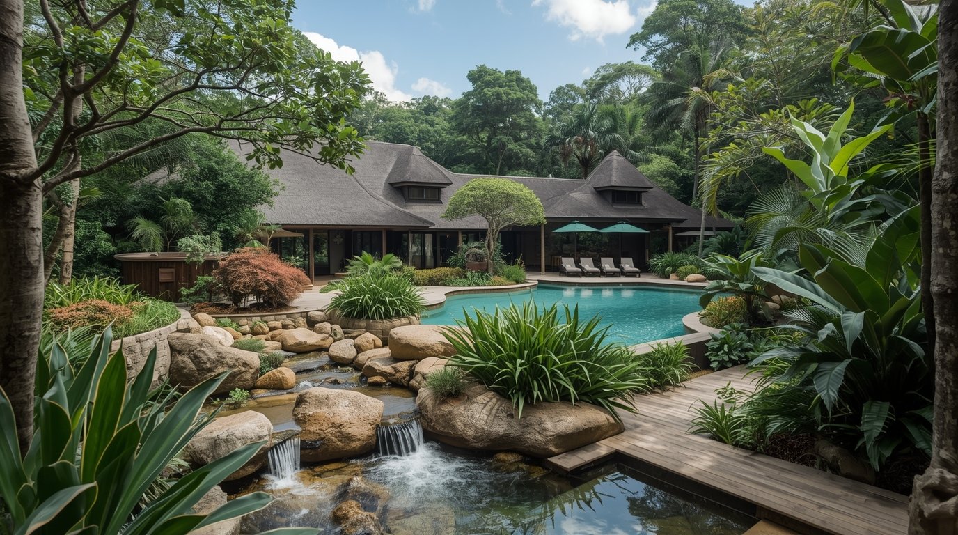 Eco-resort landscape design by Pholoflixor