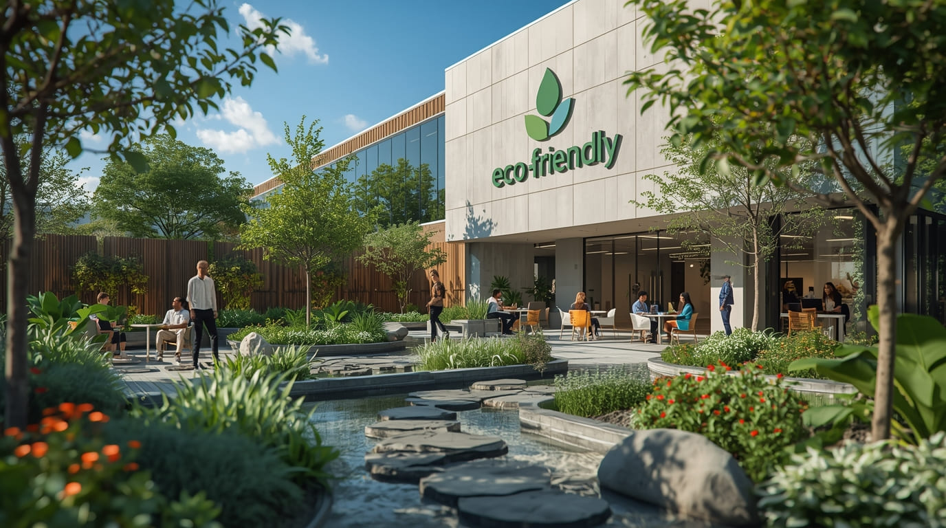 Commercial landscape design by Pholoflixor